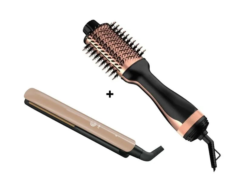 Combo Cepillo Secador Plancha Keratina